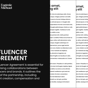 Influencer Agreement